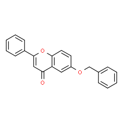 ChemSpider 2D Image | 6-(Benzyloxy)-2-phenyl-4H-chromen-4-one | C22H16O3