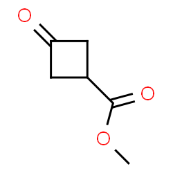 ChemSpider 2D Image | Methyl 3-oxocyclobutanecarboxylate | C6H8O3