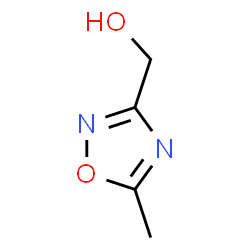 ChemSpider 2D Image | 1,2,4-Oxadiazole-3-methanol,5-methyl- | C4H6N2O2