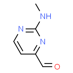 ChemSpider 2D Image | 2-(Methylamino)-4-pyrimidinecarbaldehyde | C6H7N3O