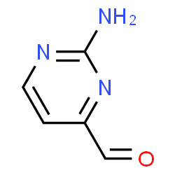 ChemSpider 2D Image | 2-Amino-4-pyrimidinecarbaldehyde | C5H5N3O
