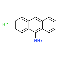 ChemSpider 2D Image | 9-Anthracenamine hydrochloride (1:1) | C14H12ClN
