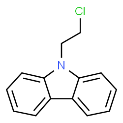 ChemSpider 2D Image | 9-(2-Chloroethyl)-9H-carbazole | C14H12ClN