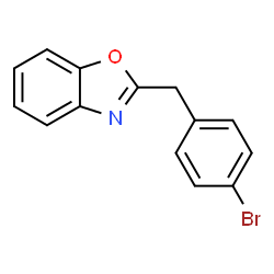 ChemSpider 2D Image | 2-(4-bromobenzyl)benzo[d]oxazole | C14H10BrNO