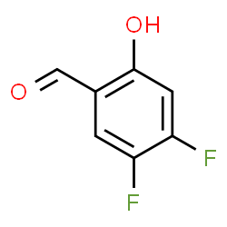 ChemSpider 2D Image | 4,5-Difluorosalicylaldehyde | C7H4F2O2