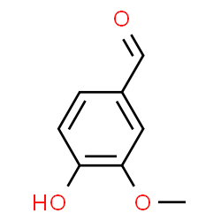ChemSpider 2D Image | Vanillin | C8H8O3