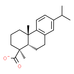 ChemSpider 2D Image | (5beta)-Abieta-8,11,13-trien-19-oate | C20H27O2