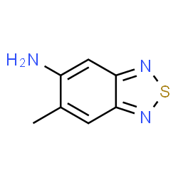 ChemSpider 2D Image | 6-Methyl-2,1,3-benzothiadiazol-5-amine | C7H7N3S