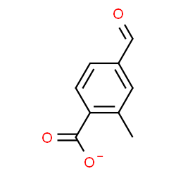 ChemSpider 2D Image | 4-Formyl-2-methylbenzoate | C9H7O3