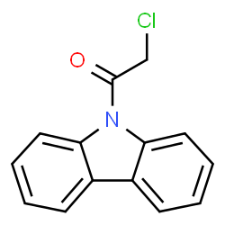 ChemSpider 2D Image | 1-(9H-Carbazol-9-yl)-2-chloroethanone | C14H10ClNO
