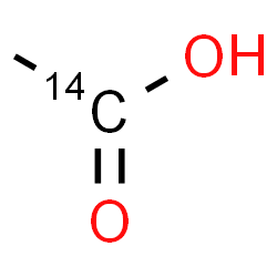 ChemSpider 2D Image | ACETIC ACID C-14 | C14CH4O2