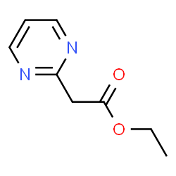 ChemSpider 2D Image | Ethyl 2-pyrimidineacetate | C8H10N2O2