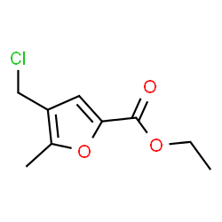 ChemSpider 2D Image | Ethyl 4-(chloromethyl)-5-methyl-2-furoate | C9H11ClO3