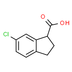 ChemSpider 2D Image | 6-Chloro-1-indanecarboxylic acid | C10H9ClO2