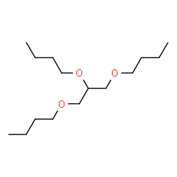 ChemSpider 2D Image | 1-[(1,3-Dibutoxy-2-propanyl)oxy]butane | C15H32O3