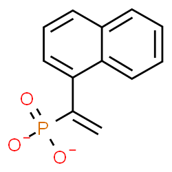 ChemSpider 2D Image | [1-(1-Naphthyl)vinyl]phosphonate | C12H9O3P