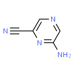 ChemSpider 2D Image | 6-Amino-2-pyrazinecarbonitrile | C5H4N4