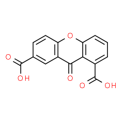 ChemSpider 2D Image | 9-Oxo-9H-xanthene-1,7-dicarboxylic acid | C15H8O6