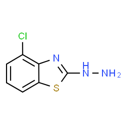 ChemSpider 2D Image | 4-chloro-2-hydrazinylbenzo[d]thiazole | C7H6ClN3S