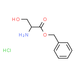ChemSpider 2D Image | Benzyl serinate hydrochloride (1:1) | C10H14ClNO3