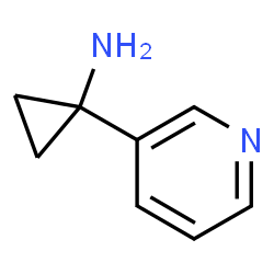 ChemSpider 2D Image | 1-(3-Pyridinyl)cyclopropanamine | C8H10N2