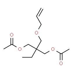 ChemSpider 2D Image | 2-(Acetoxymethyl)-2-[(allyloxy)methyl]butyl acetate | C13H22O5