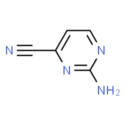 ChemSpider 2D Image | 2-Amino-4-pyrimidinecarbonitrile | C5H4N4