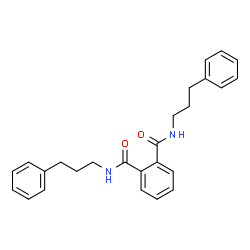 ChemSpider 2D Image | N,N'-Bis(3-phenylpropyl)phthalamide | C26H28N2O2