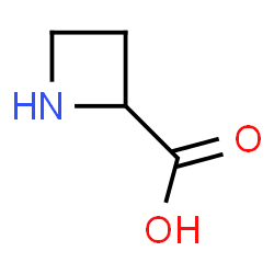 ChemSpider 2D Image | 2-Azetidinecarboxylic acid | C4H7NO2