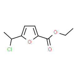 ChemSpider 2D Image | Ethyl 5-(1-chloroethyl)-2-furoate | C9H11ClO3