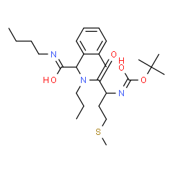 ChemSpider 2D Image | 2-Methyl-2-propanyl [1-{[2-(butylamino)-1-(2-methylphenyl)-2-oxoethyl](propyl)amino}-4-(methylsulfanyl)-1-oxo-2-butanyl]carbamate | C26H43N3O4S