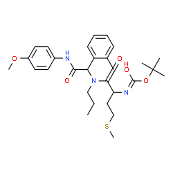 ChemSpider 2D Image | 2-Methyl-2-propanyl {1-[{2-[(4-methoxyphenyl)amino]-1-(2-methylphenyl)-2-oxoethyl}(propyl)amino]-4-(methylsulfanyl)-1-oxo-2-butanyl}carbamate | C29H41N3O5S