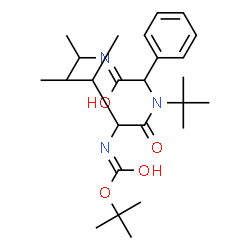 ChemSpider 2D Image | 2-Methyl-2-propanyl (1-{[2-(isopropylamino)-2-oxo-1-phenylethyl](2-methyl-2-propanyl)amino}-3-methyl-1-oxo-2-butanyl)carbamate | C25H41N3O4