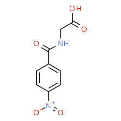 ChemSpider 2D Image | 4-NITROHIPPURIC ACID | C9H8N2O5