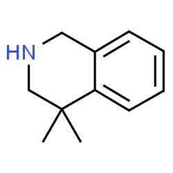 ChemSpider 2D Image | 4,4-Dimethyl-1,2,3,4-tetrahydroisoquinoline | C11H15N