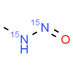 ChemSpider 2D Image | N-(~15~N)Nitrosomethan(~15~N)amine | CH415N2O
