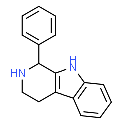 ChemSpider 2D Image | 1-Phenyl-2,3,4,9-tetrahydro-1H-beta-carboline | C17H16N2