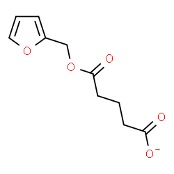 ChemSpider 2D Image | 5-(2-Furylmethoxy)-5-oxopentanoate | C10H11O5