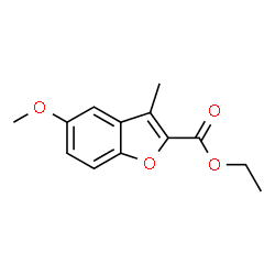 ChemSpider 2D Image | Ethyl 5-methoxy-3-methyl-1-benzofuran-2-carboxylate | C13H14O4