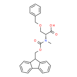 ChemSpider 2D Image | O-Benzyl-N-[(9H-fluoren-9-ylmethoxy)carbonyl]-N-methyl-D-serine | C26H25NO5