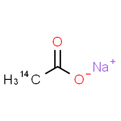 ChemSpider 2D Image | Sodium (2-~14~C)acetate | C14CH3NaO2
