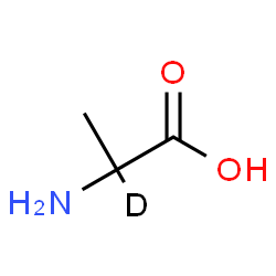 ChemSpider 2D Image | DL-Alanine-2-d | C3H6DNO2