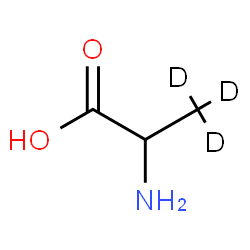 ChemSpider 2D Image | DL-Alanine-3,3,3-d3 | C3H4D3NO2