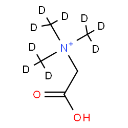 ChemSpider 2D Image | Carboxy-N,N,N-tris[(~2~H_3_)methyl]methanaminium | C5H3D9NO2