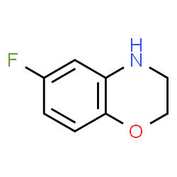 ChemSpider 2D Image | 6-Fluoro-3,4-dihydro-2H-1,4-benzoxazine | C8H8FNO