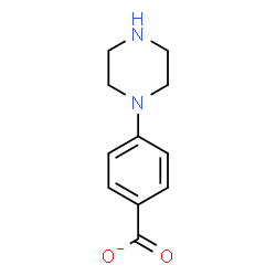 ChemSpider 2D Image | 4-(1-Piperazinyl)benzoate | C11H13N2O2