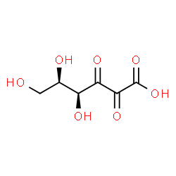ChemSpider 2D Image | Diketogulonic acid | C6H8O7