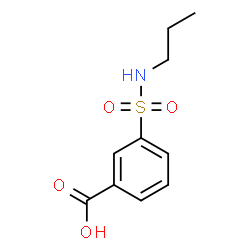 ChemSpider 2D Image | 3-Propylsulfamoyl-benzoic acid | C10H13NO4S