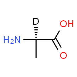 ChemSpider 2D Image | D-Alanine-2-d1 | C3H6DNO2