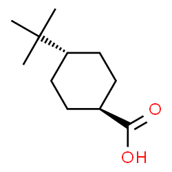 ChemSpider 2D Image | trans-4-tert-Butylcyclohexanecarboxylic acid | C11H20O2